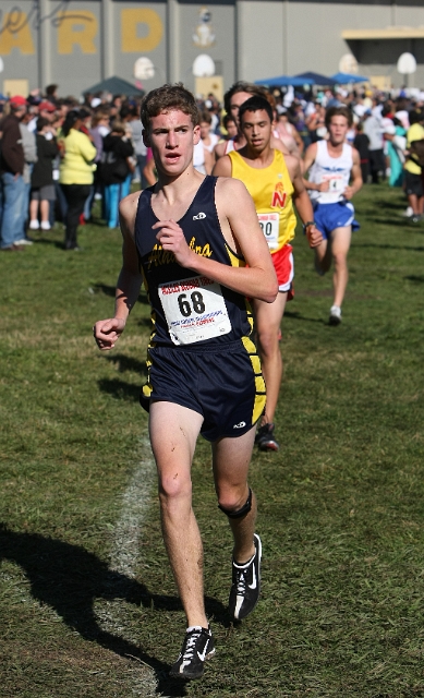 NCS XC D3 Boys-086.JPG - 2009 North Coast Section Cross Country Championships, Hayward High School, Hayward, California